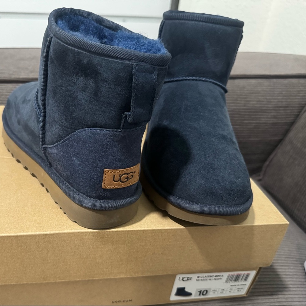UGG Short Boots in Deep Blue